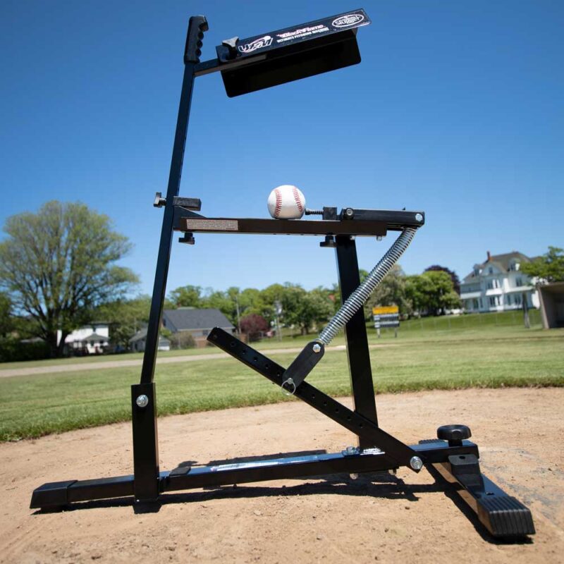 1. Louisville Slugger Black Flame Pitching Machine (Coach's Favorite)