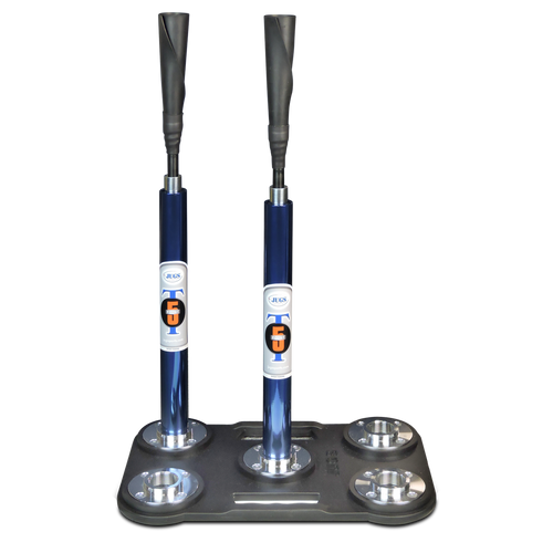 JUGS Pro Style 5 Point T batting tee with crisscross base design