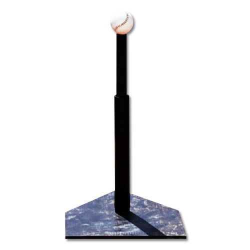 MacGregor BBBATTEE9 adjustable batting tee with black rubber top and metal base
