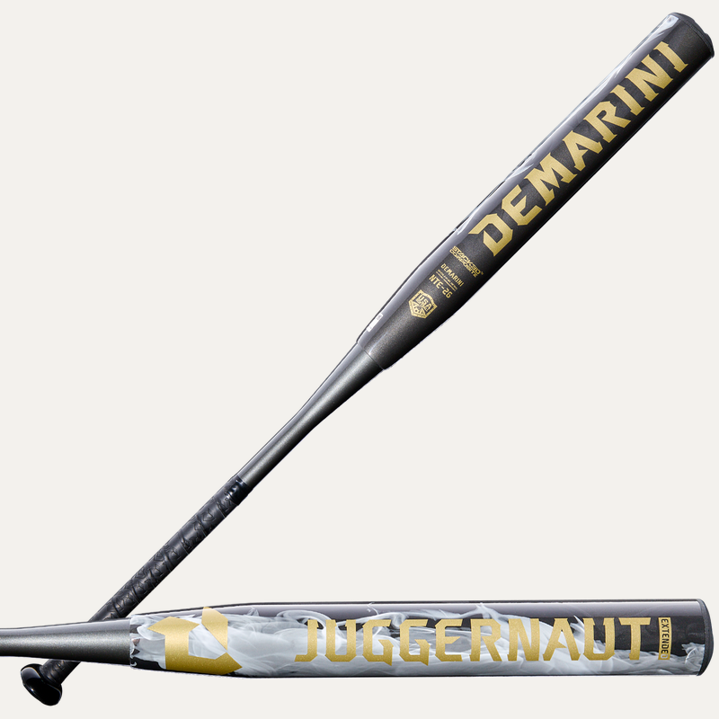 DeMarini Juggy Extended slowpitch softball bat with 13 inch end-loaded barrel